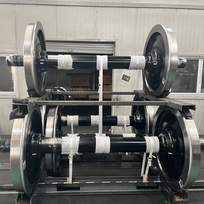 차량용 1000mm 철도 바퀴 세트 22.9T 엑셀 로드 바퀴 세트