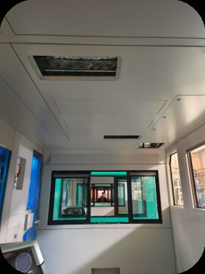 효율적인 입환 운전사 제어실