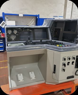 수출용 셔틀 기관차 운전실 제어 패널